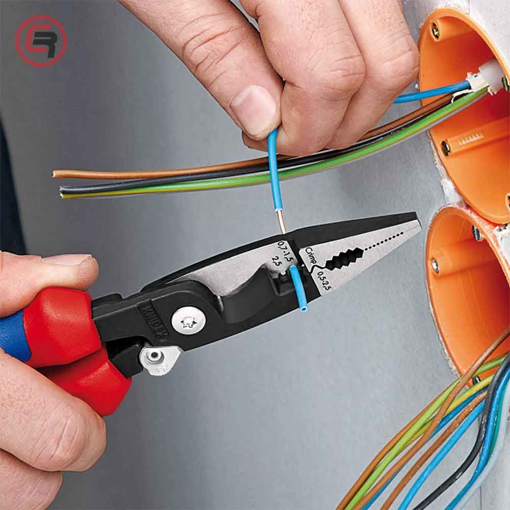 Knipex Kliješta Elektroinstalacijska Multifunkcionalna 200 mm Sa Kočnicom – 13 92 200 slika 9