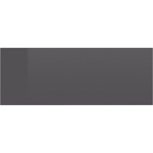 Viseći noćni ormarić visoki sjaj sivi 40x30x15 cm od iverice slika 37