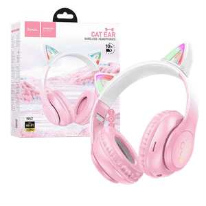 hoco. Slušalice bežične sa mikrofonom, Bluetooth - W42 Cat Ears, Cherry Blossom