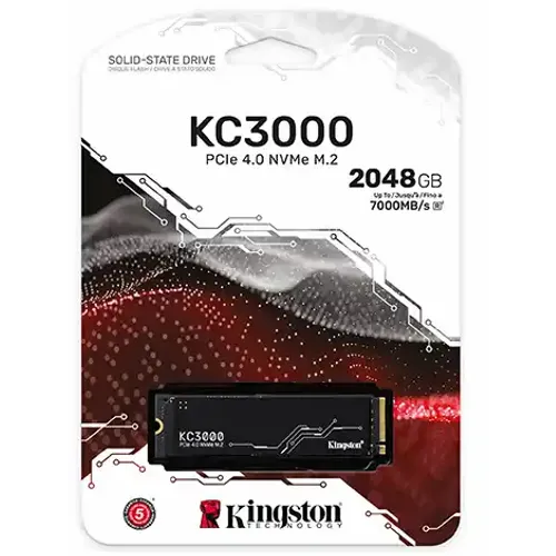 SSD M.2 NVMe 2TB Kingston SKC3000D/2048G slika 2