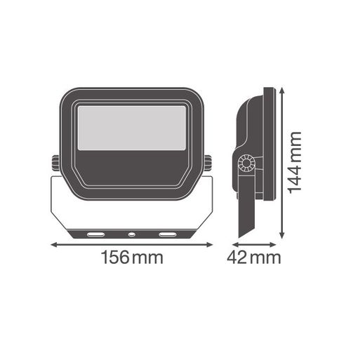 LED Reflektor FL PFM 20W 4000K SYM 100 crni slika 4