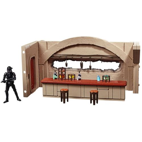 Star Wars Mandalorian Nevarro Cantina + Imperial Death Trooper figure set slika 3