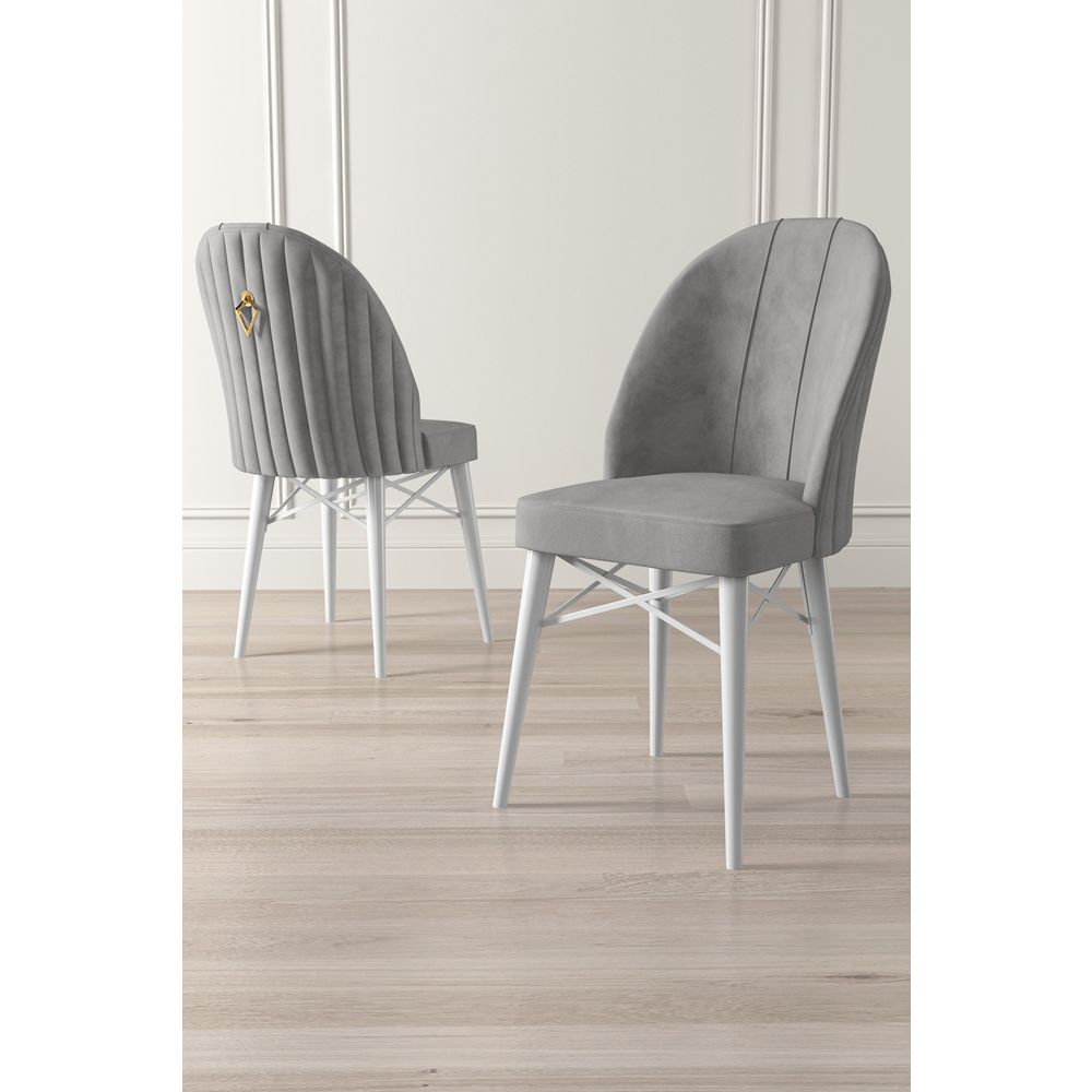 Ritim - Sivi Set Stolica (6 Komada) slika 2