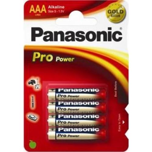 PANASONIC baterije LR03PPG/4BP Alkaline Pro Power slika 1
