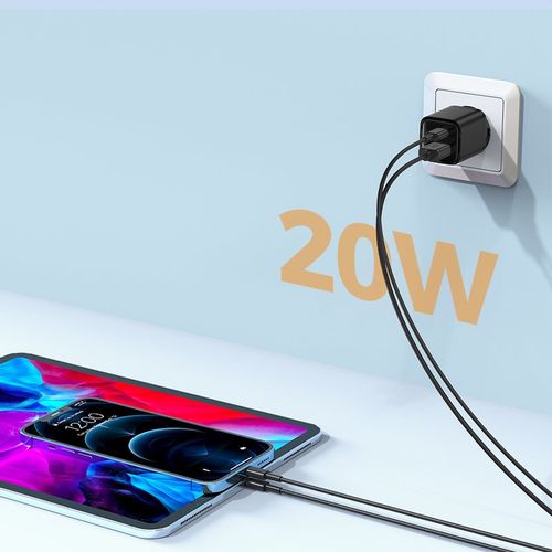 Zidni punjač Joyroom USB / USB tip C 20W 3A Quick Charge 3.0 Power Delivery SCP AFC slika 5