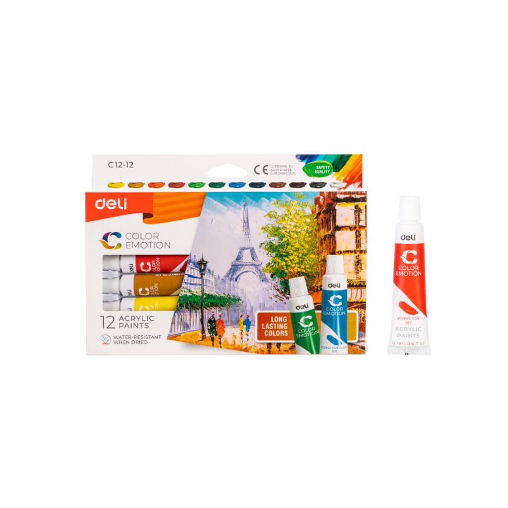 Deli Akrilne boje Color Emotion 1/24 12ml EC12-24 slika 1