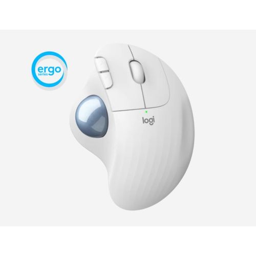 Logitech Ergo M575 Wireless Trackball Mouse, White slika 1