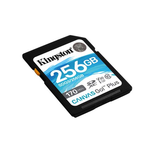 Kingston SDG3/256GB 256GB SDXC, Canvas Go! UHS-1 U3 V30, up to 170MB/s read and 90MB/s write, 4K2K slika 2