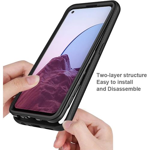 Techsuit Defense360 Pro + Screen Protector za Oppo Reno7 Lite/Reno8 Lite, crna slika 3