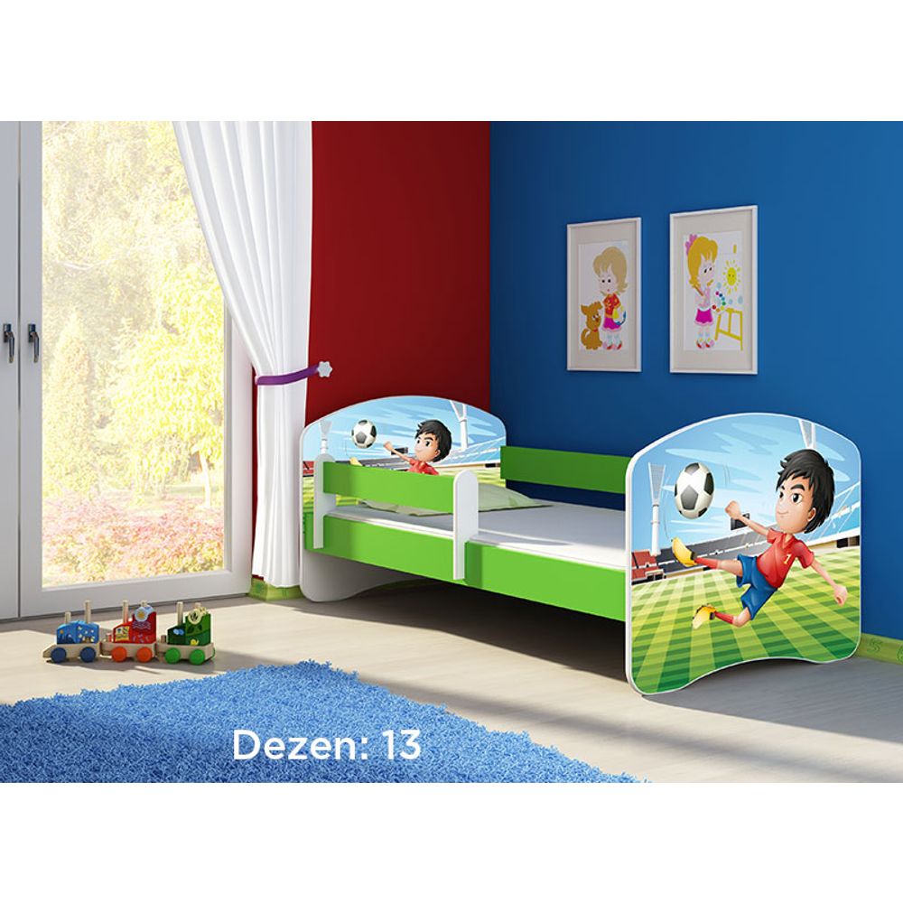 ACMA Dječiji krevet Acma II Green - 160x80cm - Dezen 13 slika 2