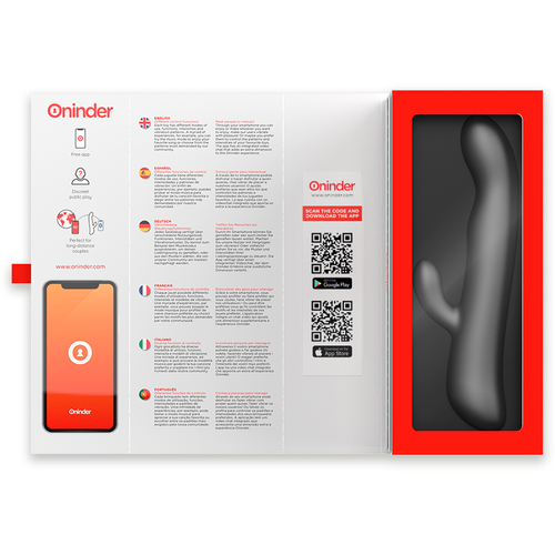 Oninder Rabbit &amp; Rotation Vibrator App Controlled slika 6
