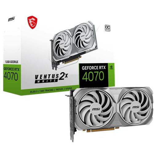 VGA MSI RTX 4070 SUPER 12G VENTUS 2X WHITE OC slika 1