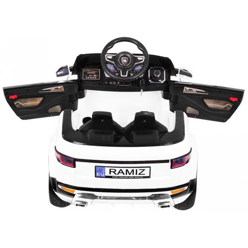 Auto na akumulator Rapid Racer - bijeli slika 5