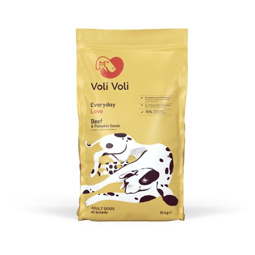 Voli Voli - Everyday Love, govedina s bučinim sjemenkama, hrana za pse, 10 kg slika 1