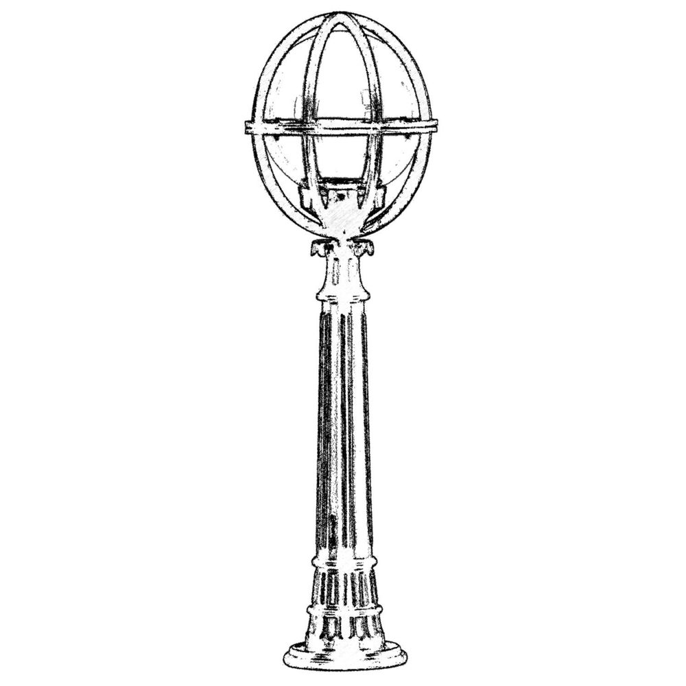 BSU-68080-BSY-M4-B Crna Spoljašnja Podna Lampa slika 2