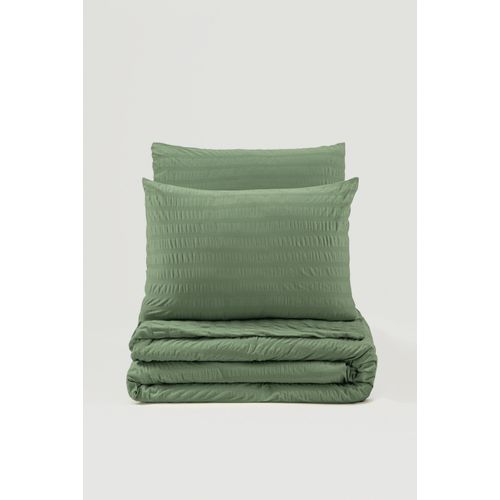 L'essential Maison Crepe - Zeleni set duplog prekrivača za jorgan slika 3