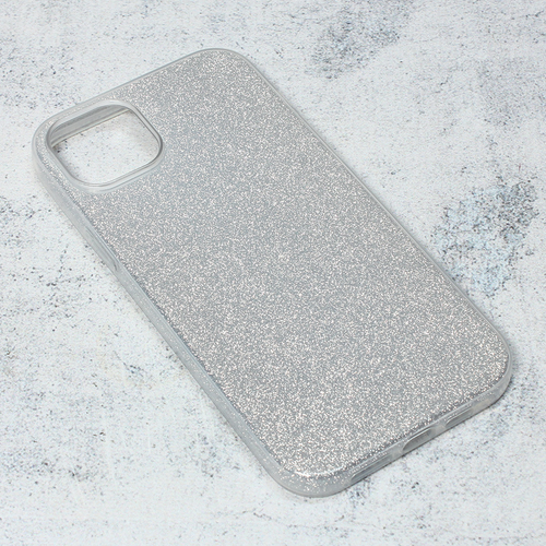 Torbica Crystal Dust za iPhone 14 6.7 Plus srebrna slika 1
