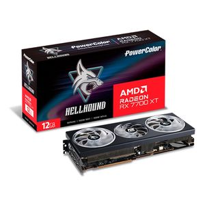 Grafička karta POWER COLOR Hellhound RX 7700 XT AMD 12GB GDDR6 192bit crna