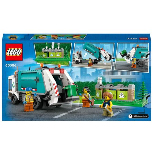 Playset Lego City 60386 Recycling truck Kamion Istovarivač slika 1