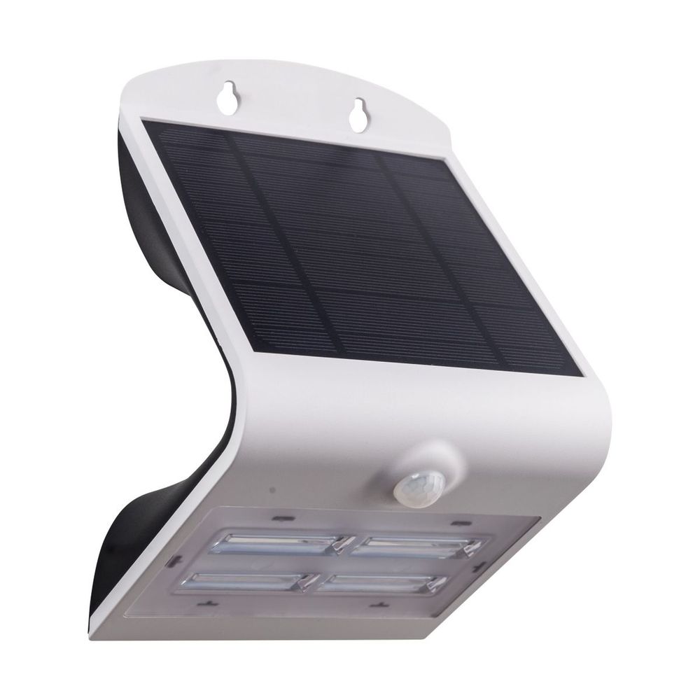 Eglo Lamozzo vanjska zidna/1, led solarna, na baterije, 3,2w, 440lm, ip44, senzor, plastika/bijela  slika 12