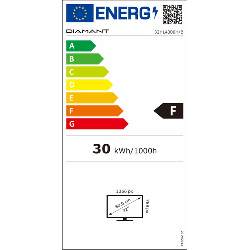 DIAMANT LED TV HD 32HL4300H/B slika 8