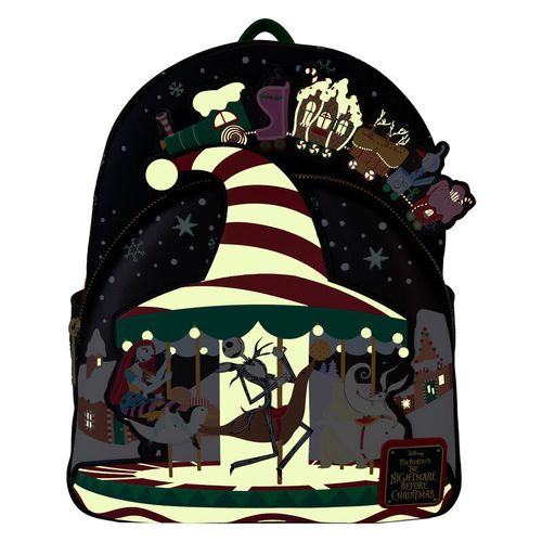 Loungefly Disney Nightmare Before Christmas Journey to Christmas Town backpack slika 3