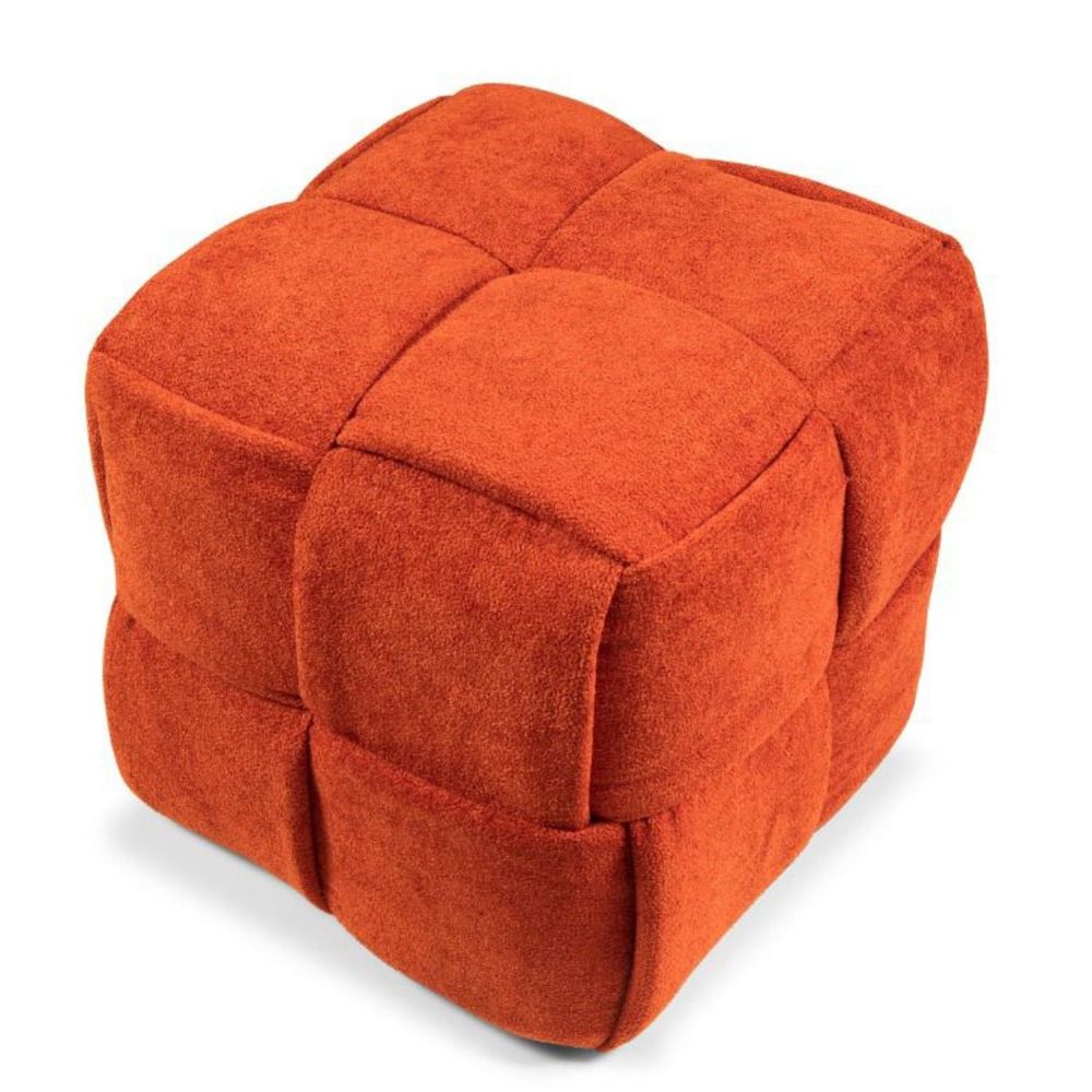 Pouffe za sjedenje - Narančasta boja slika 4
