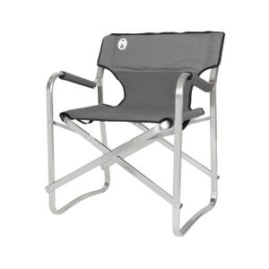 Coleman Stolica Deck Folding Chair, Siva