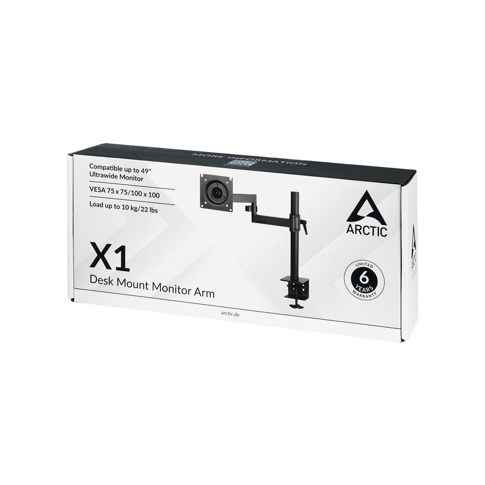 Arctic X1 nosač za monitoredesk mount monitor armhorizontalno podešavanje slika 4