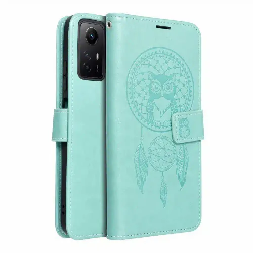 MEZZO Book case preklopna torbica za XIAOMI Redmi Note 12S dream catcher zelena slika 2