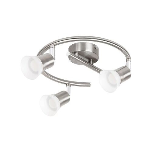 Rabalux Riley spot, saten hrom/opal, LED 3X4W Spot rasveta slika 1