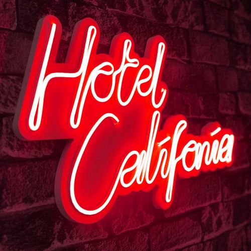 Wallity Ukrasna plastična LED rasvjeta, Hotel California - Red slika 7