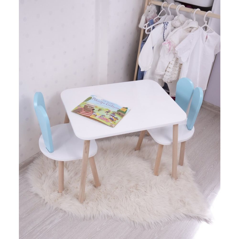 Bunny Set Stolica - Baby Plava i Bijela slika 2