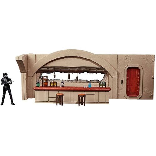 Star Wars Mandalorian Nevarro Cantina + Imperial Death Trooper figure set slika 4