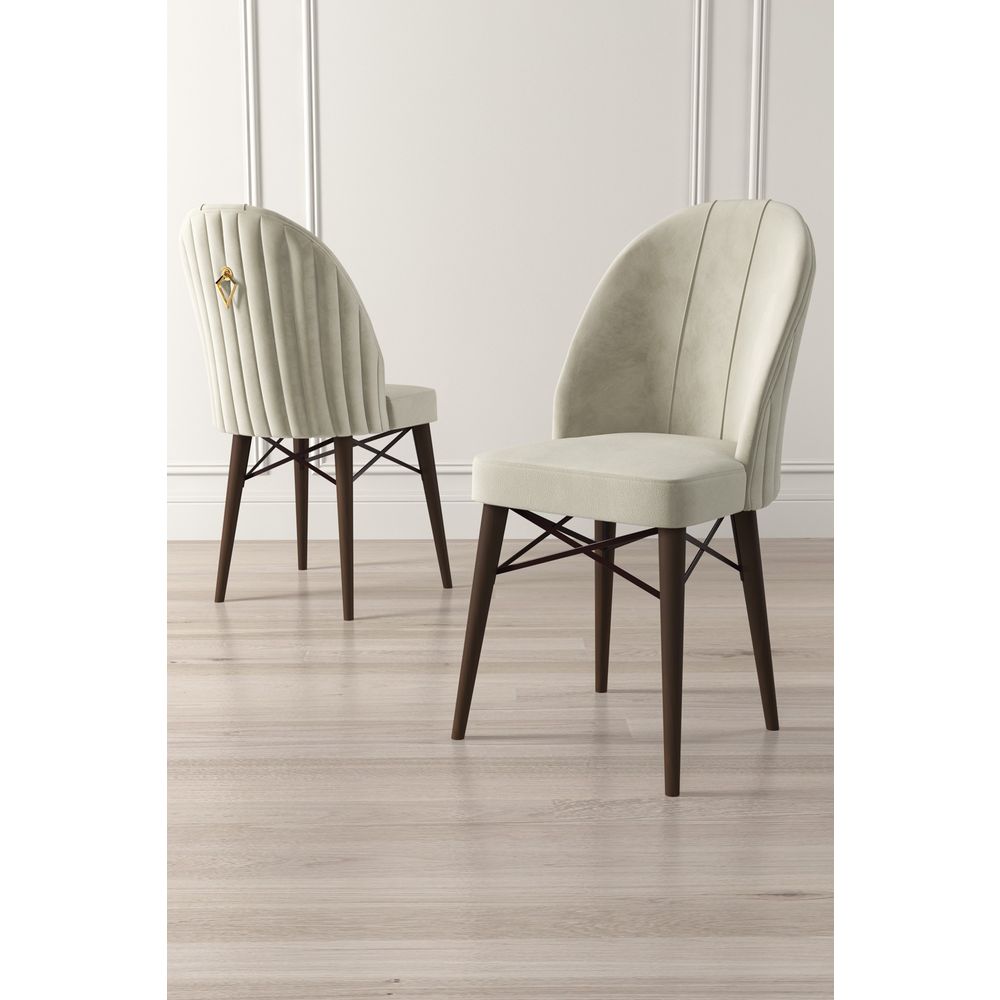 Ritim - Set stolica u krem boji (6 komada) slika 2
