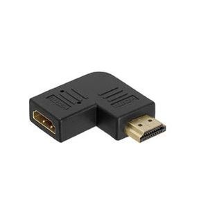 E-Green adapter HDMI (M) - HDMI (F) kutni