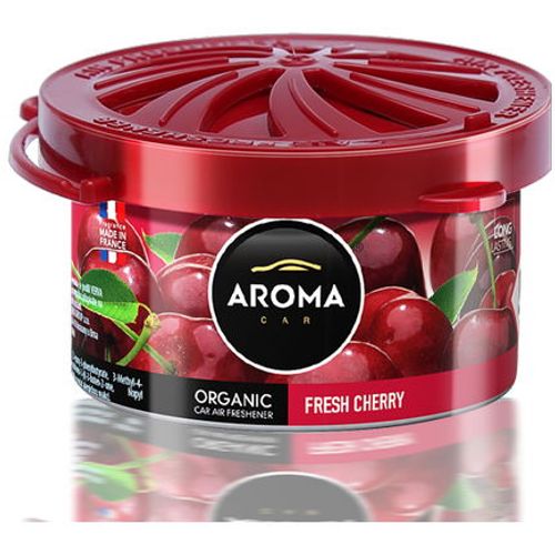 Miris za auto limenka Aroma Organic 40g - Fresh Cherry slika 1