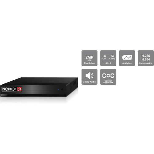 Provision 16CH "4 u 1" + 2CH IP dinamički hibridni DVR SH-16200A5N-2L slika 2