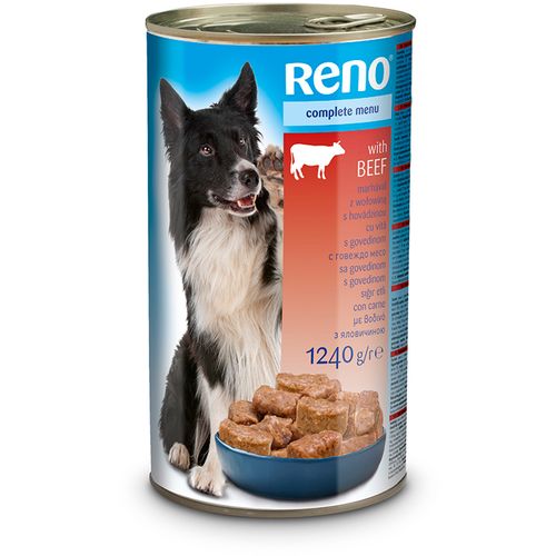 Reno hrana za pse govedina 1240g limenka slika 1