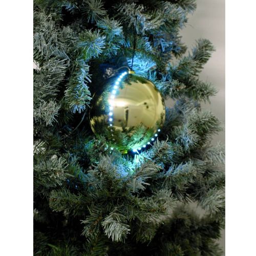 LED božićni ukrasi Grudva snijega Bijela Europalms 83501237 Zlatna slika 1