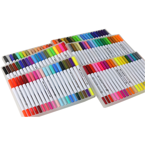 Set od 80 šarenih flomastera u organizatoru slika 2