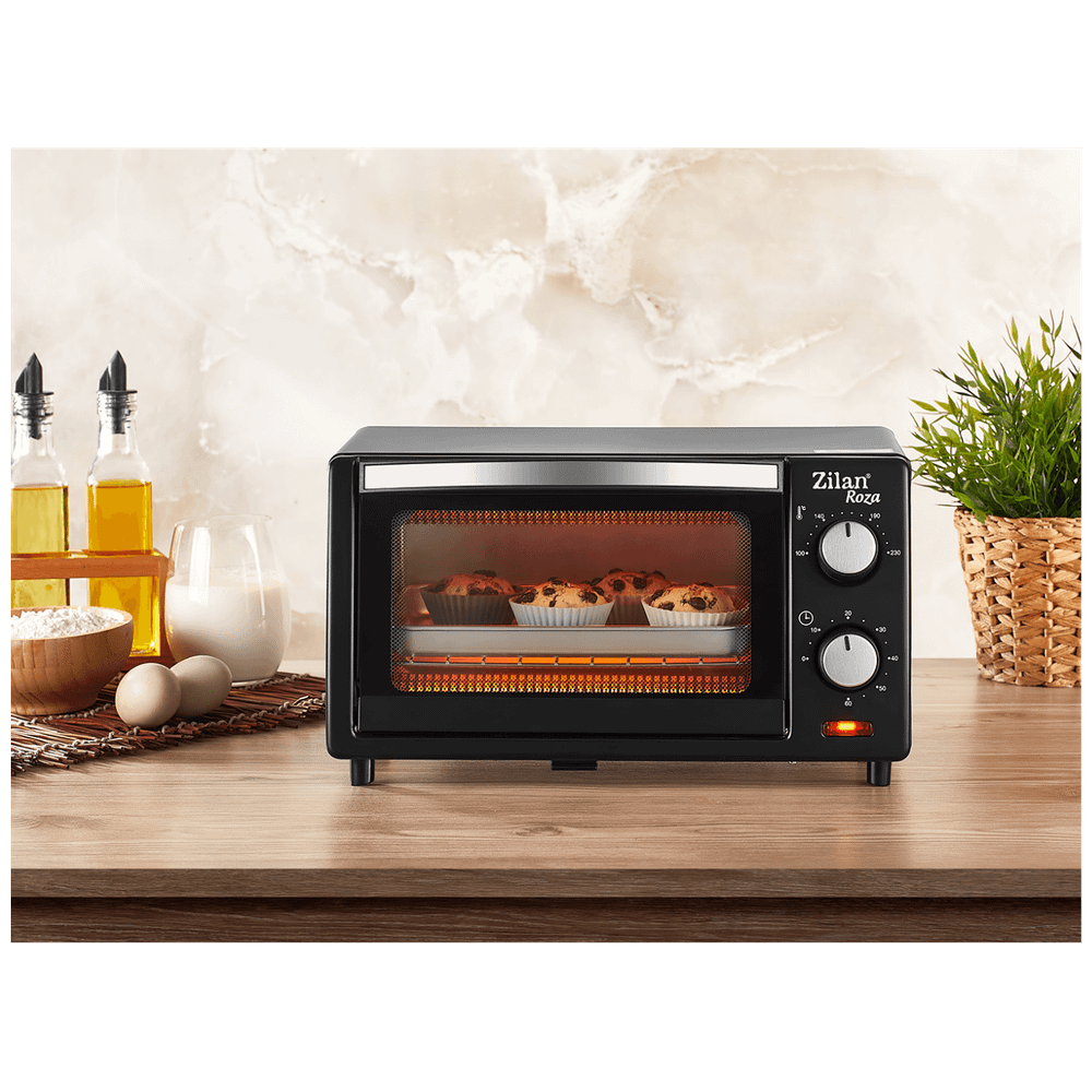 Zilan Mini pećnica, zapremina 9 l, 800 W, crna - ZLN4328 slika 6