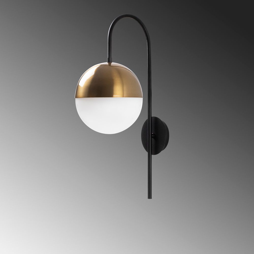 Bastos - 3051 Crna Vintage Bijela Zidna Lampa slika 5