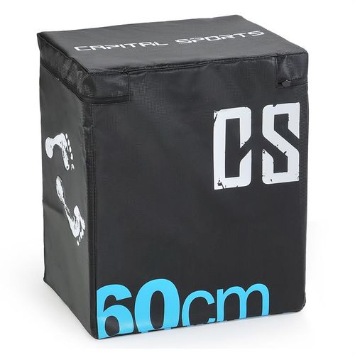 Capital Sports Rooksy Soft Jump Box Plyo Box 60x50x30 cm crna boja slika 7