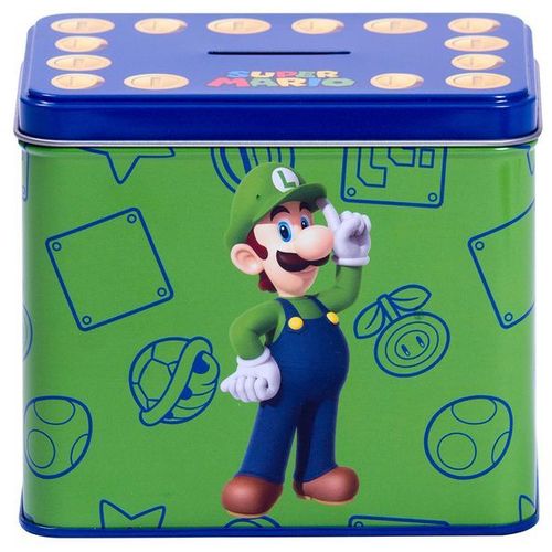 Nintendo Super Mario Bros Luigi Mug + Money box set slika 2