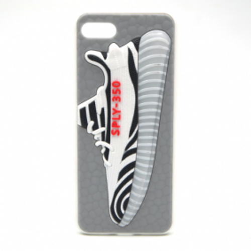 Futrola gumena Sneaker Tip 4 za Iphone XS Max sivo bela slika 1