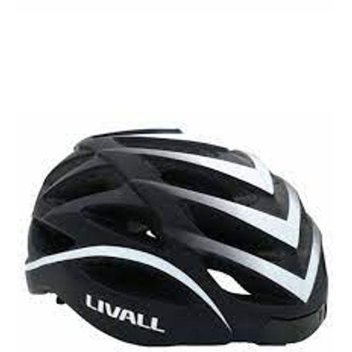 Livall BH62 crno-bela biciklistička kaciga slika 3