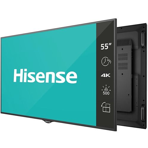 Hisense digital signage display 55BM66AE 55'' / 4K / 500 nits / 60 Hz / (24h / 7 dana) slika 1