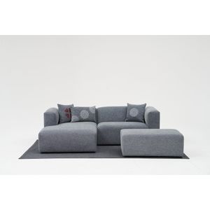 Atelier Del Sofa Kutna garnitura, Linden Mini Left - Grey