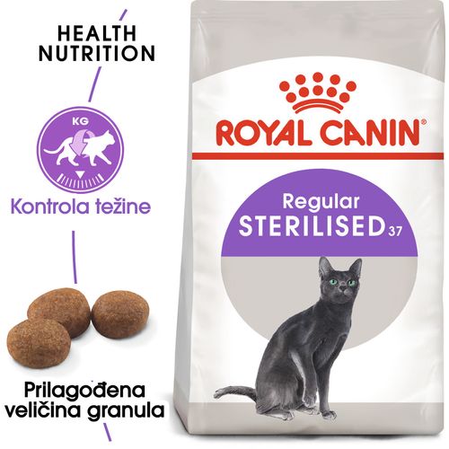 ROYAL CANIN FHN Sterilised 37, potpuna i uravnotežena hrana za kastrirane/sterilizirane mačke, 10 kg slika 6